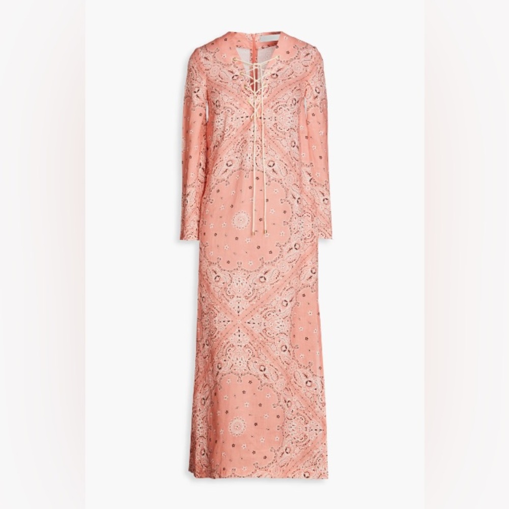 Zimmermann Paisley Linen Dress